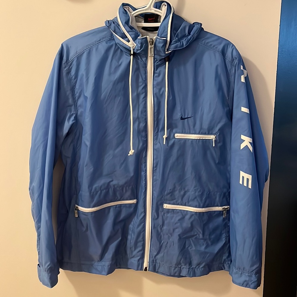 Nike blue windbreaker